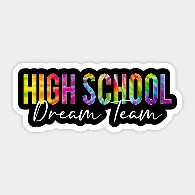 High School Dream Team Students Teachers Back to School Sticker by Ene Alda